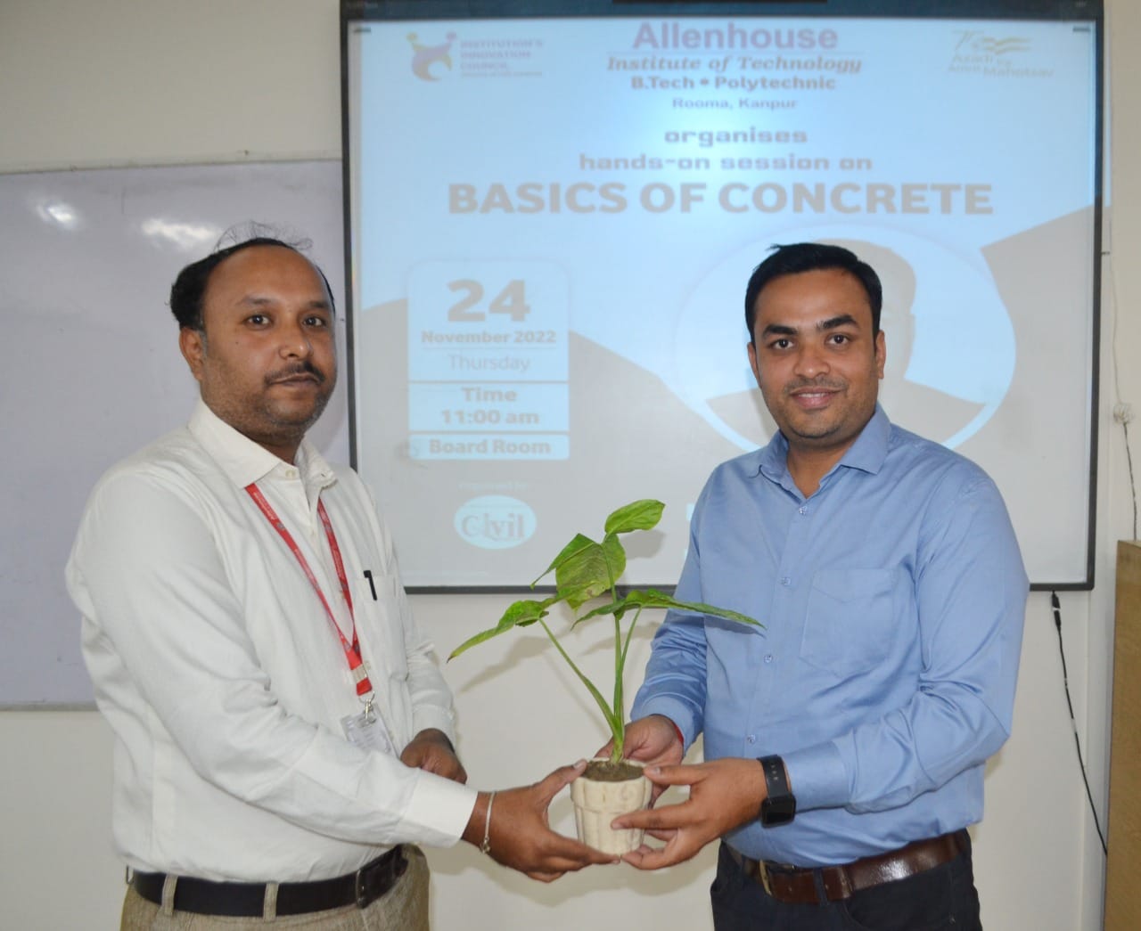 You are currently viewing Guest lecture by Mr. Manish Kumar Rao, Technical Manager, Ultratech Cement